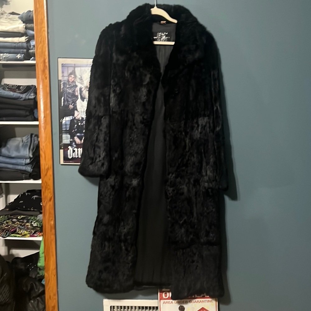 Vintage Rabbit Fur Coat
